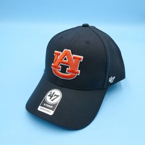 '47 Brand Hat Mens One Size 47 MVP Auburn Tigers Navy Blue Adjustable Wool Blend